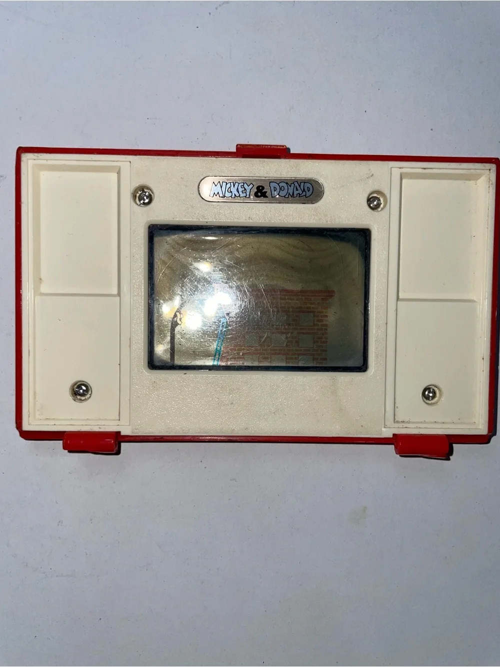 Nintendo DM-53 Game and Watch Mickey and Donald Upper Screen Only For Parts Only